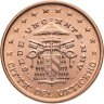 Купить Ватикан 1 евроцент (euro cent) 2005 "Вакантный престол" в слабе Монетник. ру MS62