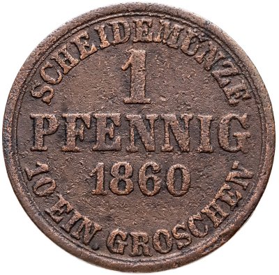 купить Брауншвейг 1 пфенниг 1860
