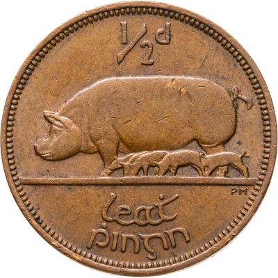 купить Ирландия 1/2 пенни (penny) 1964