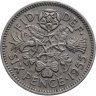 Купить Великобритания 6 пенсов (pence) 1955