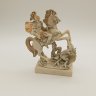 Купить Статуэтка «Святой Георгий и Дракон» (Георгий Победоносец), алебастр, алебастр, Европа, 1990-2000 гг.