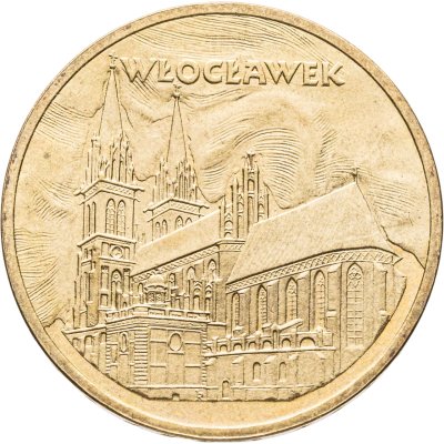 купить Польша 2 злотых 2005 "Город Влоцлавек"