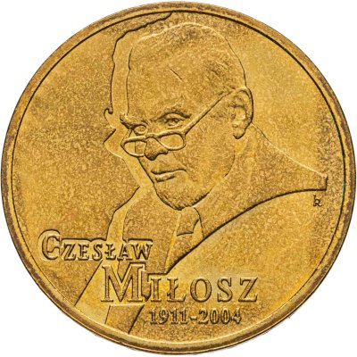 купить Польша 2 злотых 2011 "100 лет со дня рождения Чеслава Милоша"