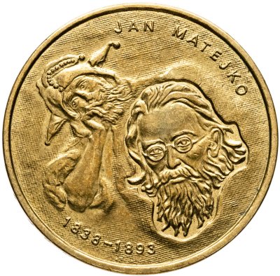 купить Польша 2 злотых 2002 "Ян Матейко"