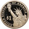 Купить США 1 доллар (dollar) 2014 S "30-й президент США - Калвин Кулидж", знак монетного двора "S" - Сан-Франциско