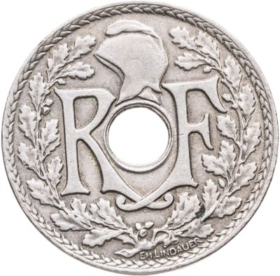 купить Франция 25 сантимов (centimes) 1923
