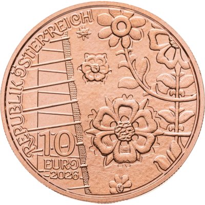 купить Австрия 10 евро 2026 "Традиция и мода - шерстяная ткань лоден"