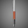 Купить Перьевая ручка Parker Sonnet Essentials Orange SB Steel CT, перо: F, цвет чернил black, в подарочной упаковке., Металлы: нержавеющая сталь, палладий, пластик, 2026 г.
