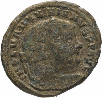 Купить Римская Империя Максимиан Геркулий 285-305гг фоллис (реверс: Гений стоит прямо)