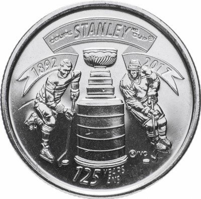 купить Канада 25 центов 2017 "125 лет Кубку Стенли"