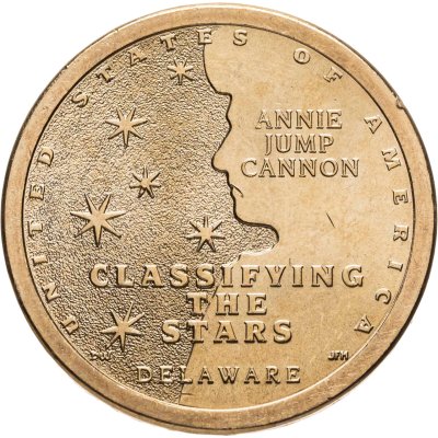 купить США 1 доллар 2019 P "Классификация звезд, Энни Кэннон (Делавэр)"