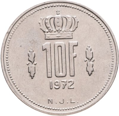 купить Люксембург 10 франков (francs) 1971-1976 (случайный год)
