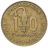 Купить Западная Африка 10 франков 1976