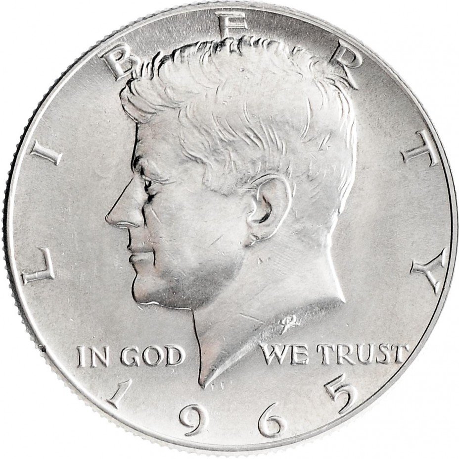 купить Полдоллара США (50 центов) 1965 Кеннеди