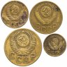 Купить Набор монет 1952 года 1, 2, 3  и 5 копеек (4 монеты)