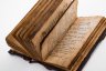 Купить Книга богослужебная "Часовник" с рукописными вставками, бумага, печать, дерево, кожа, латунь, Российская империя, 1780 г.