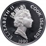 Купить Острова Кука 50 долларов 1990 "500 лет открытию Америки"