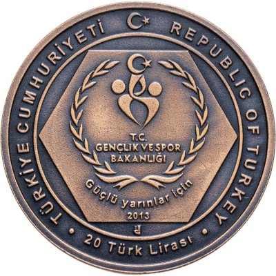 купить Турция 20 лир (lira) 2013 XVII Средиземноморские игры