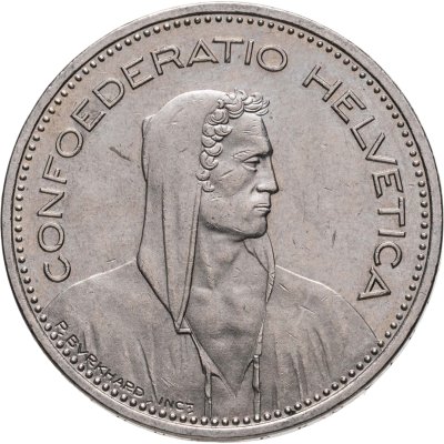 купить Швейцария 5 франков (francs) 1989