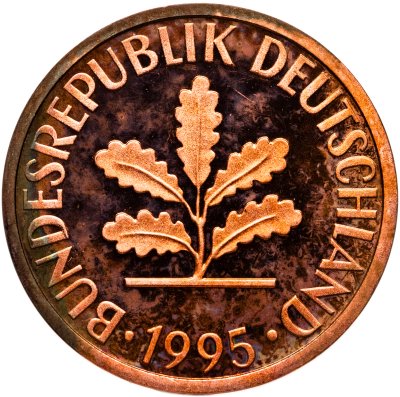 купить Германия 2 пфеннига (pfennig) 1995 J