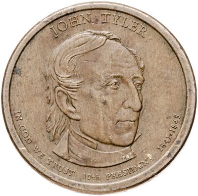 купить США 1 доллар 2009 D "10-й президент США - Джон Тайлер"