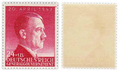 купить Германия, Третий Рейх, генерал-губернаторство Польша 24 грошей + 1 злотый 1943 "54-й День Рождения"