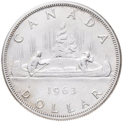 купить Канада 1 доллар (dollar) 1963
