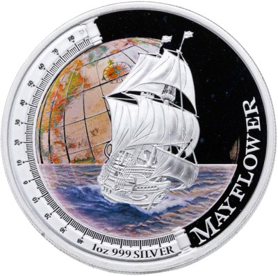 купить Тувалу 1 доллар 2012 «Корабли, изменившие мир - Mayflower”