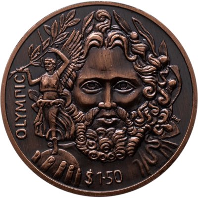 купить Британские Виргинские острова 1,5 доллара 2013 «150-летние со дня рождения барона Пьера де Кубертена»