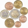 Купить Нидерланды набор из 8 монет евро 1999-2001