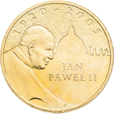 купить Польша 2 злотых 2005 "Папа римский Иоанн Павел II"
