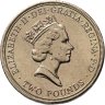 Купить Великобритания  2 фунта (pounds) 1994 "300 лет Банку Англии"