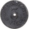 Купить Германия, Апольда 5 пфеннигов 1918