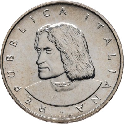 купить Италия 500 лир (lire) 1992 500 лет со дня смерти Лоренцо ди Пьеро де Медичи