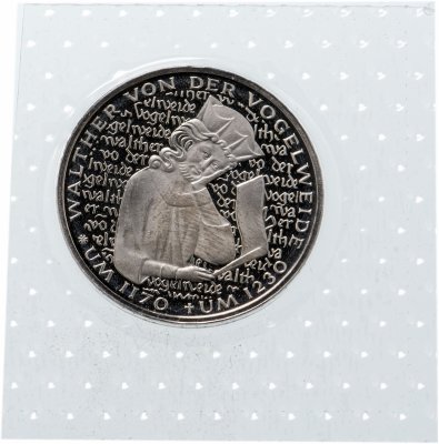 купить Германия 5 марок 1980 750 лет со дня смерти Вальтера фон дер Фогельвейде в запайке