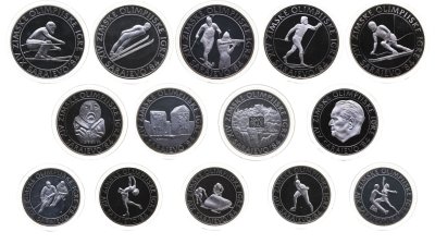 купить Югославия набор из 14 монет 1982-1984 "XIV зимние Олимпийские игры, Сараево 1984"