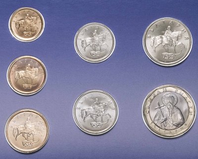 Купить Болгария набор из 7 монет 1999-2002 в буклете