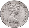 Купить Остров Мэн 5 пенсов (pence) 1980, Отметка "AB" на реверсе