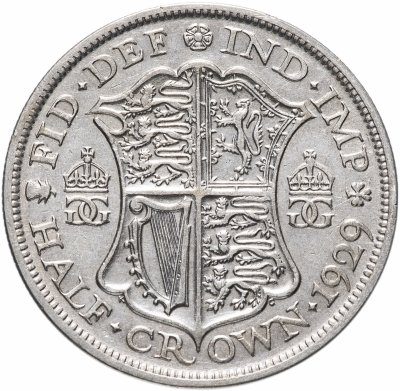 купить Великобритания 1/2 кроны (crown) 1929