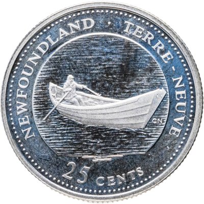 купить Канада 25 центов, 1992 "Ньюфаундленд и Лабрадор"