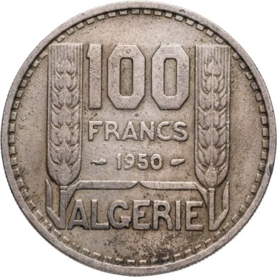 купить Французский Алжир 100 франков (francs) 1950