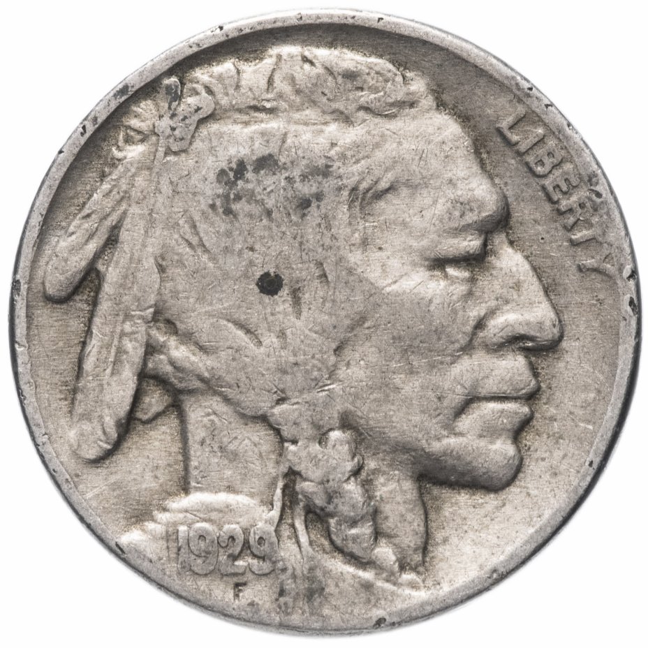 купить США 5 центов 1929 г. Buffalo Nickel