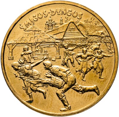 купить Польша 2 злотых 2003 "Поливальный понедельник (Śmigus-dyngus)"