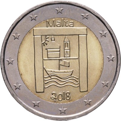 купить Мальта 2 евро (euro) 2018 "Культурное наследие Мальты"