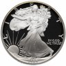 Купить США 1 доллар 1989 "Шагающая свобода" в коробке Proof