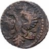 Купить полушка 1730-1739 перечекан из крестовой копейки