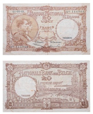 купить Бельгия 20 франков 1948