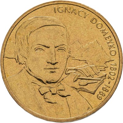 купить Польша 2 злотых 2007 "Польские путешественники - Игнацы Домейко"