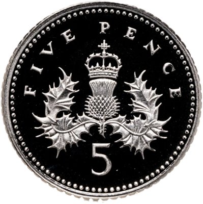 купить Великобритания 5 пенсов 2002