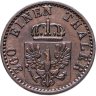 Купить Германия, Пруссия 1 пфенниг 1868